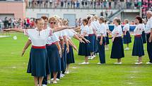 Krajský sokolský slet se konal 10. června v Turnově. Slet byl zahájen slavnostním průvodem z náměstí Českého ráje na městský stadion, kde proběhlo hromadné cvičení.