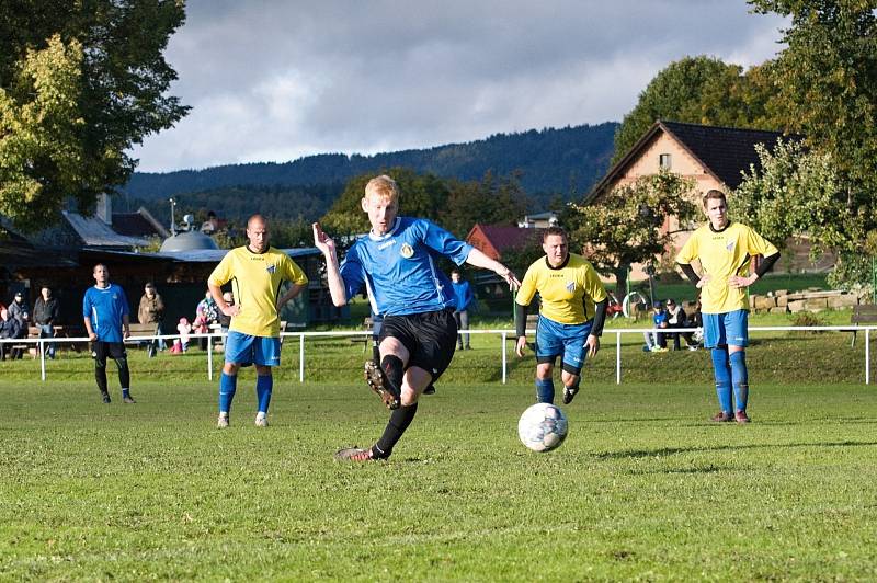 Okresní přebor: Osečná - Krásná Studánka B 5:2.