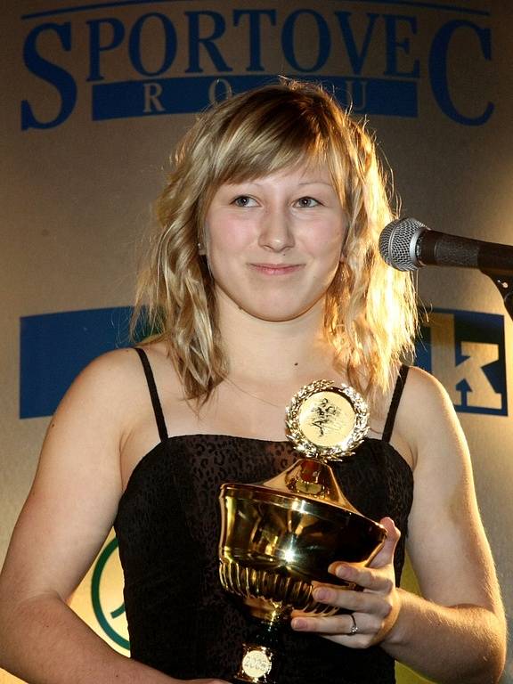 Vyhlášení ankety Sportovec roku 2008 Liberecka. Zita Frydrychová.