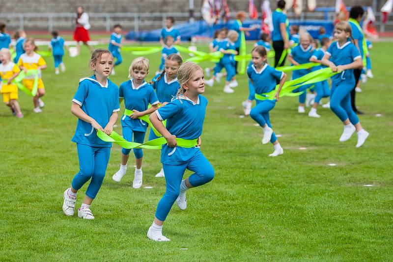 Krajský sokolský slet se konal 10. června v Turnově. Slet byl zahájen slavnostním průvodem z náměstí Českého ráje na městský stadion, kde proběhlo hromadné cvičení.