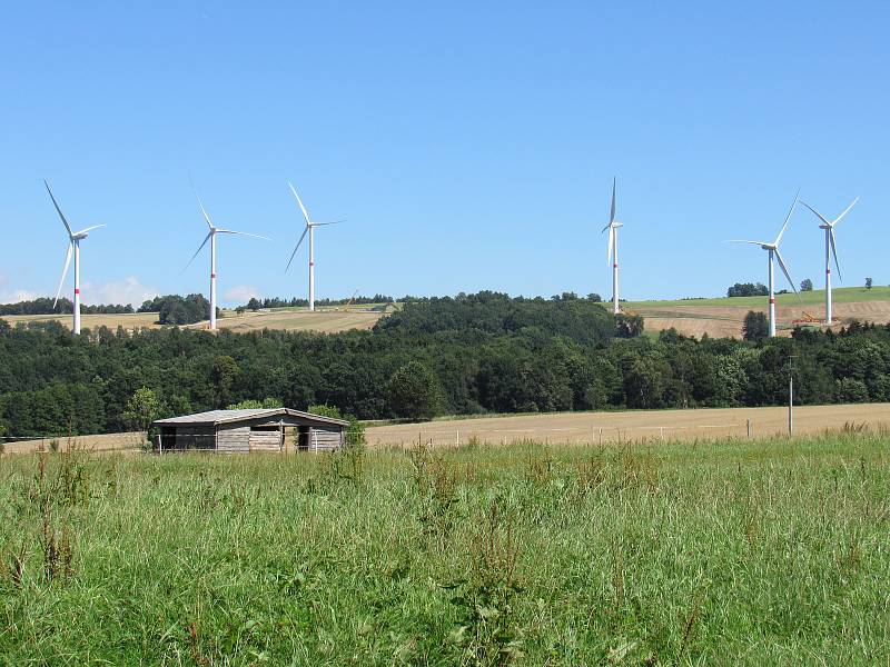 Větrné elektrárny Václavice, Uhelná.