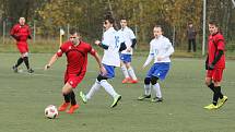 Hodkovice - Vesec 1:0 (1:0). Vesec v červeném.