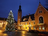 Vánoční strom v Českém Dubu.