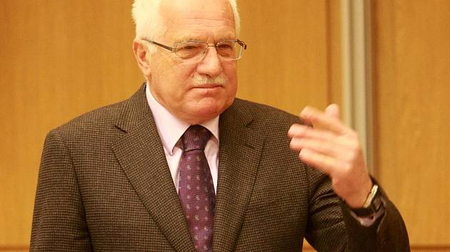 Václav Klaus při návštěvě Libereckého kraje