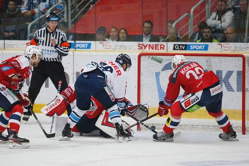 35. kolo extraligy ledního hokeje mezi Bílí Tygři Liberec a Dynamo Pardubice