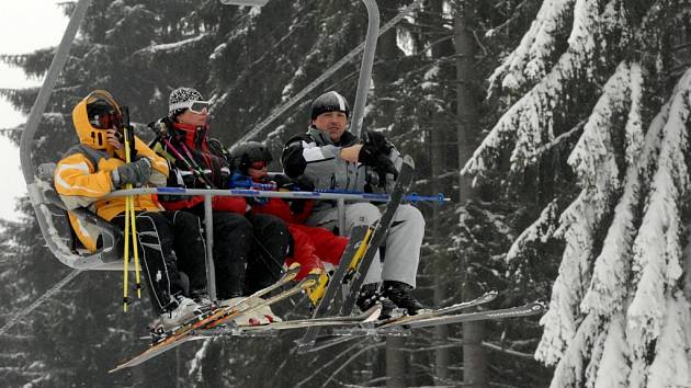 Ski areál Ještěd. Ilustrační foto