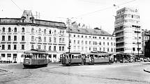 Liberecké tramvaje v 30. letech 20. století.