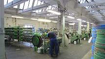 Závod Juta Višňová, výrobce velkoobjemových vaků, jediná textilka na Frýdlantsku
