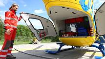 Vrtulník liberecké záchranky