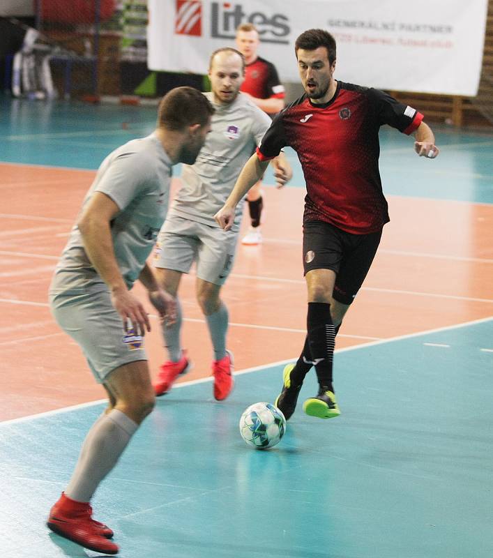 Futsalový Liberec remizoval v infarktovém duelu s posledním Tangem Hodonín 7:7.