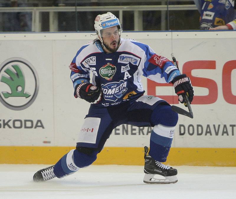 Kometa Brno - Bílí tygři Liberec 7:2 (1:0, 2:2, 4:0).