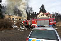 Požár v Horním Hanychově