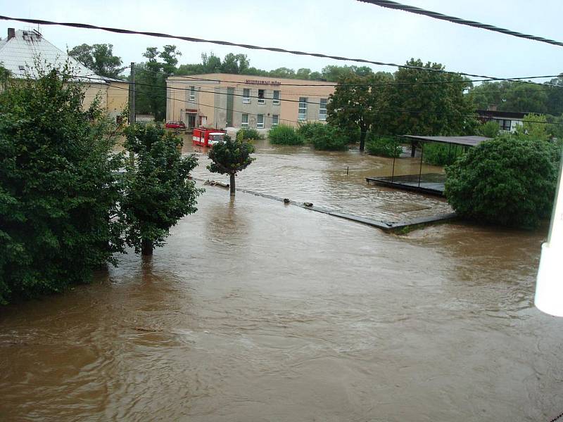 Povodně 2010 ve Vísce na Frýdlantsku.