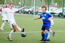 Z okresního derby mezi favorizovaným Doubím a předposledními Ruprechticemi B (1:0).