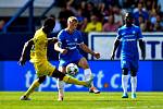 Liberec footballers (in blue) beat Teplice 5:1.