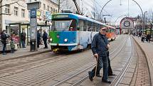 Tramvajová doprava v Liberci.