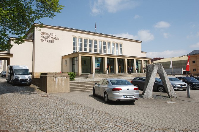 Jedno z kulturních center Žitavy divadlo Gerharta Hauptmanna