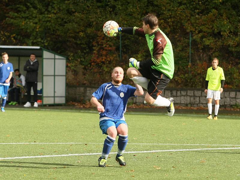 Fotbalová I. A třída. Derby Ruprechtice - Doubí 3:0.