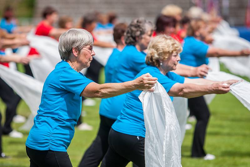 Krajský sokolský slet se konal 10. června v Turnově. Slet byl zahájen slavnostním průvodem z náměstí Českého ráje na městský stadion, kde proběhlo hromadné cvičení.