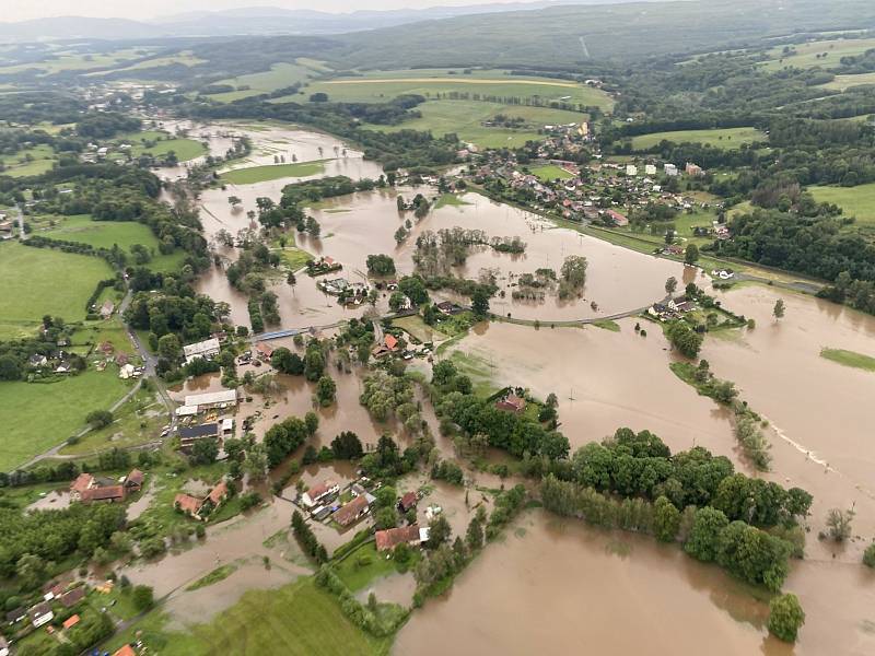 Jak vypadaly povodně na Frýdlantsku.