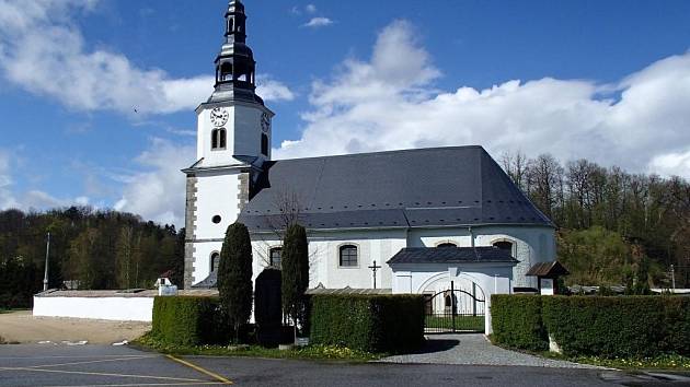 Kostel sv. Mikuláše Bílý Kostel nad Nisou.