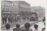 Průjezd okupačních vojsk Frýdlantem v srpnu 1968.