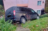 Nehoda v Jablonecké ulici v Liberci, pátek 10. listopadu 2023.