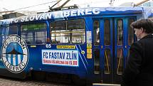 Tramvaj FC Slovan Liberec.