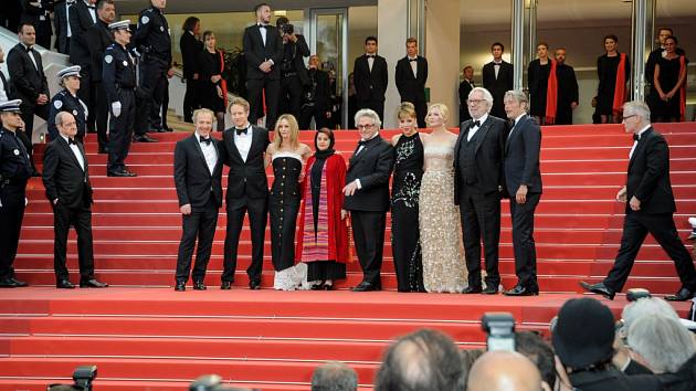Závěrečný ceremoniál v Cannes. 