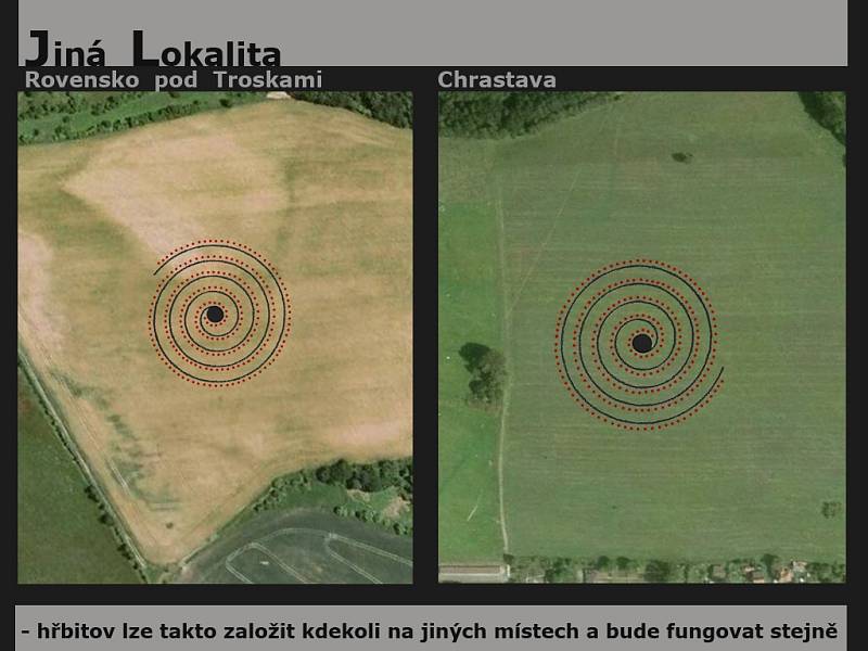 Josef Trakal - student Fakulty umění a architektury na TUL, vytvořil vizi nového označování hrobů a způsobu pohřbívání 