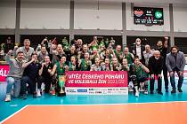 Volejbalistky Brna porazily ve finále poháru Liberec 3:1.