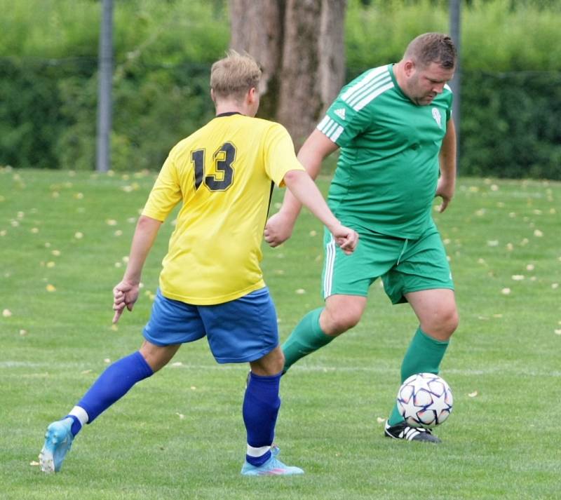 V souboji béček porazila ve žlutém hrající Krásná Studánka soupeře z Bílého Kostela 5:2.