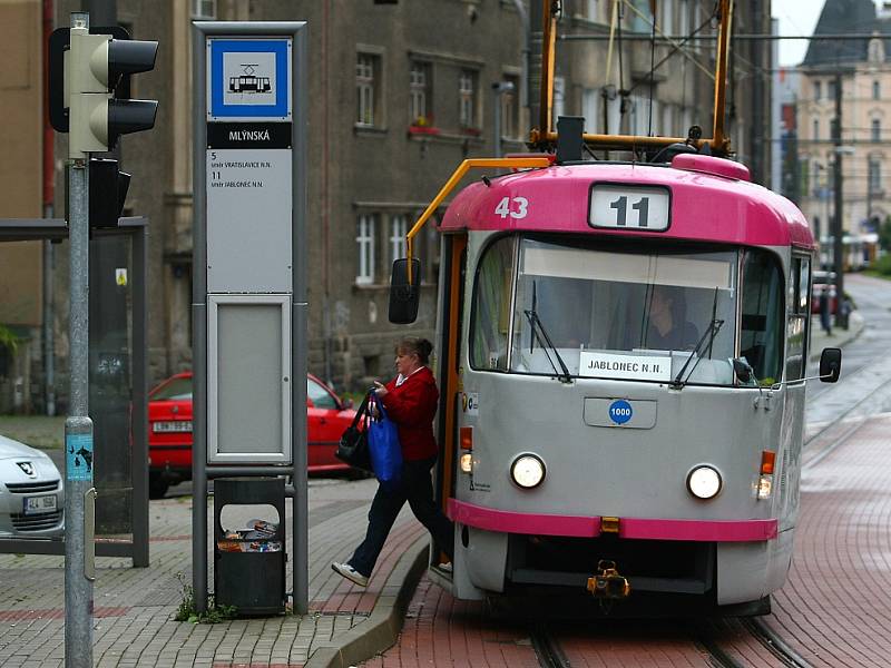 Tramvaj v Liberci, ilustrační foto.