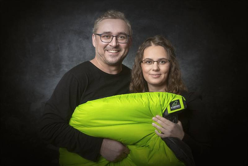 Majitelé OutdoorKWAK David Pařízek a Eva Hrstková.