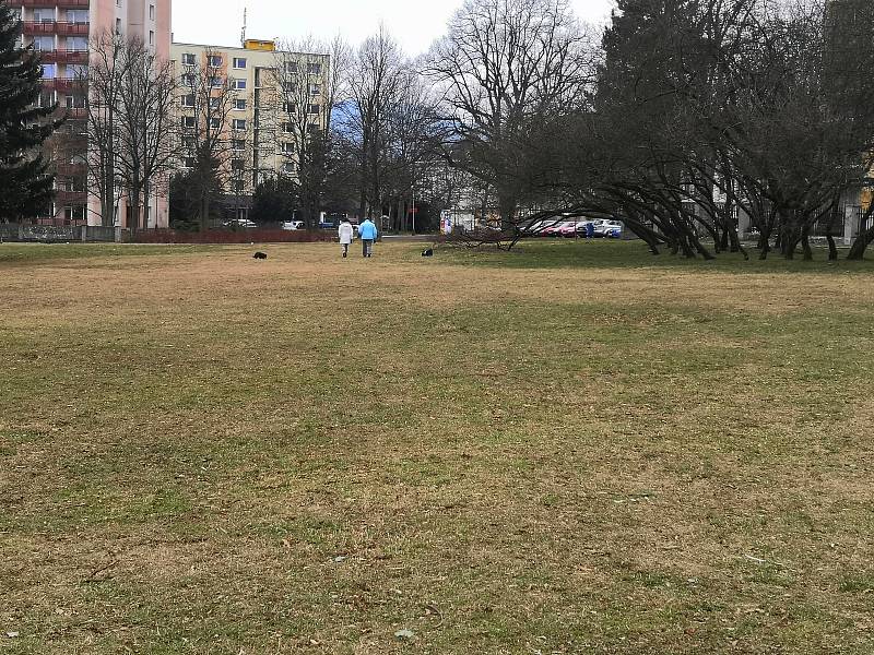 Lockdown vyprázdnil liberecké parky a ulice