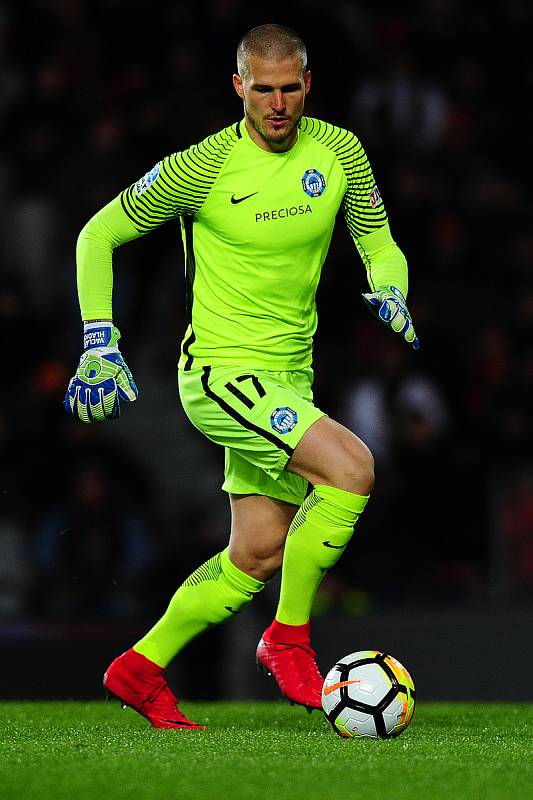 Fotbalové utkání HET ligy mezi celky AC Sparta Praha a FC Slovan Liberec 18. února v Praze. Václav Hladký.