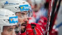 Utkání 9. kola Tipsport extraligy ledního hokeje se odehrálo 1. října v liberecké Home Credit areně. Utkaly se celky Bílí Tygři Liberec a HC Dynamo Pardubice. Na snímku je Petr Čáslava.