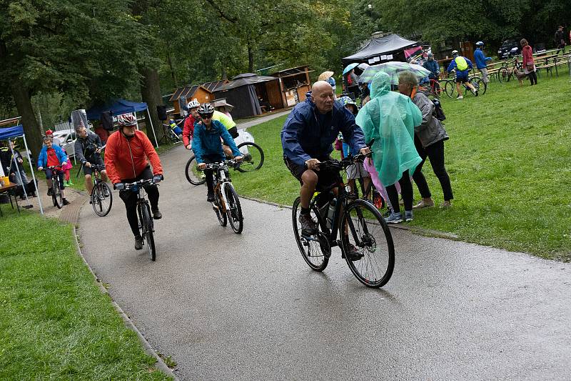 Přes kopec na Hradec vyrazilo v sobotu 10. září celkem 214 cyklistů a chodců.