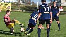 Fotbalisté Nové Včelnice prohráli v souboji nováčků na půdě Dražic 0:1.