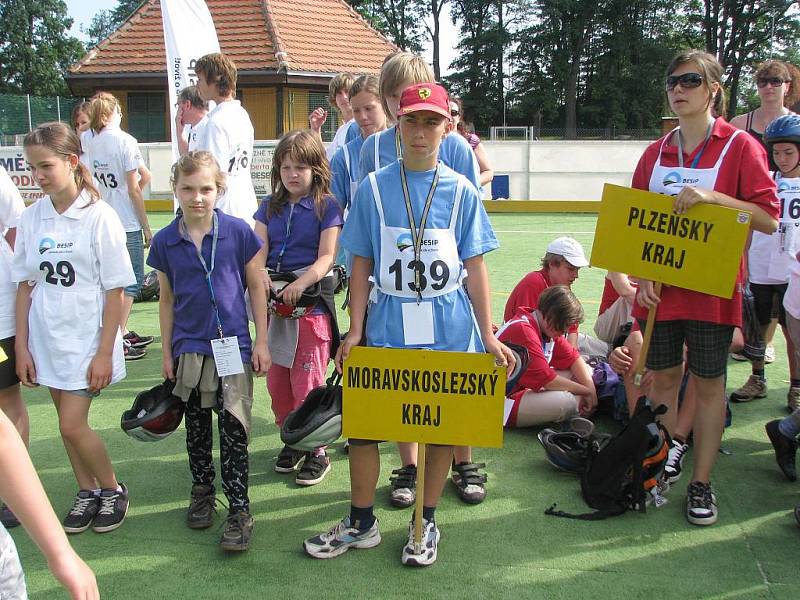 Do Třeboně se sjeli mladí cyklisté z celé republiky.