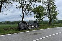 Druhá nehoda se stala krátce po desáté hodině dopolední před Kardašovou Řečicí.