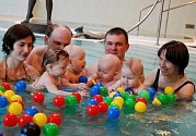 Plavání kojenců a batolat organizují také v Bertiných lázních v Třeboni.