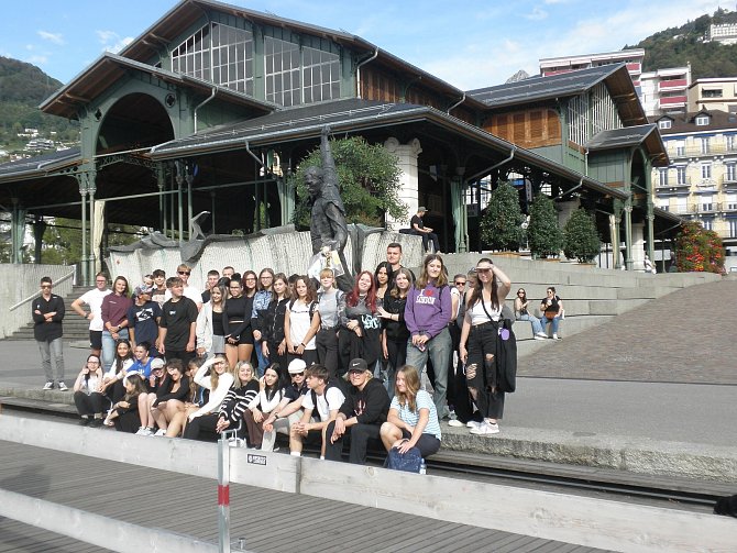 Třeboňští studenti byli na exkurzi v Itálii a Švýcarsku.