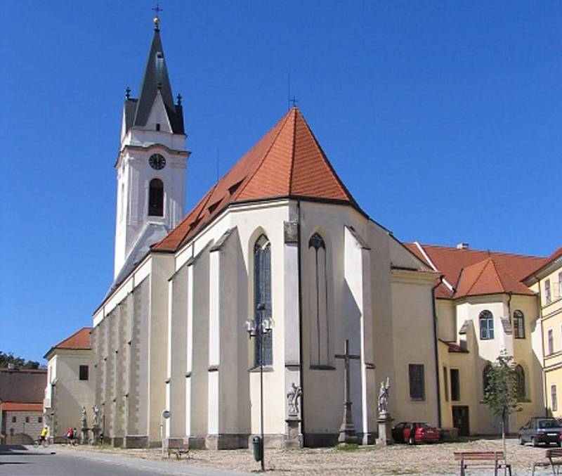 Kostel svatého Jiljí v Třeboni. 