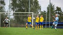 Jindřichohradečtí fotbalisté v duelu s Doubravkou vybojovali dva body.