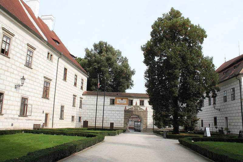 Léto je pryč. Na stromech se již objevuje barevné listí a dopoledne jsou vidět v parcích pavučiny. Příchod babího léta zažijete i například v třeboňském zámeckém parku.