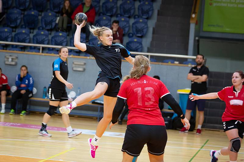 Jindřichohradecké házenkářky doma podlehly Havlíčkovu Brodu 27:34.