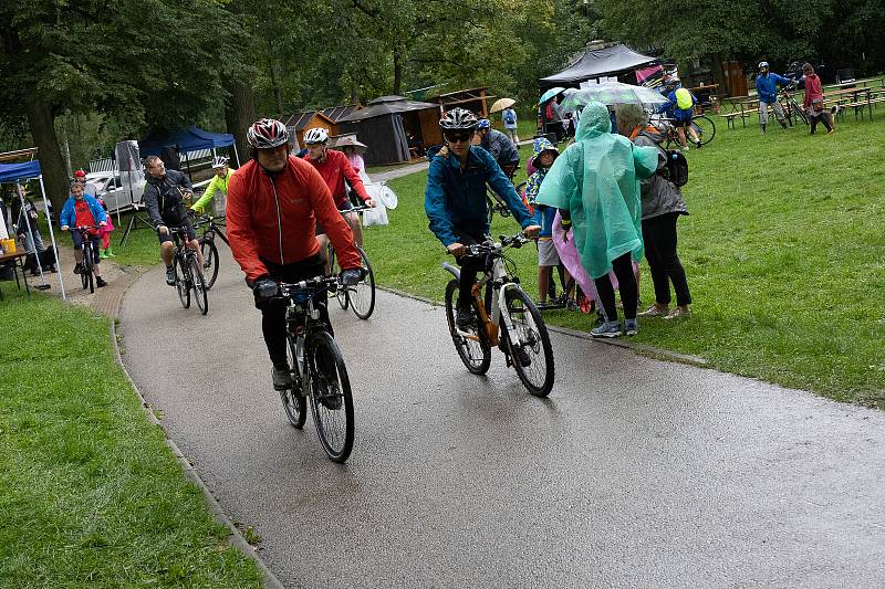 Přes kopec na Hradec vyrazilo v sobotu 10. září celkem 214 cyklistů a chodců.