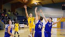 Jindřichohradečtí basketbalisté porazili v 12. kole I. ligy na domácí palubovce Litoměřice 98:65.