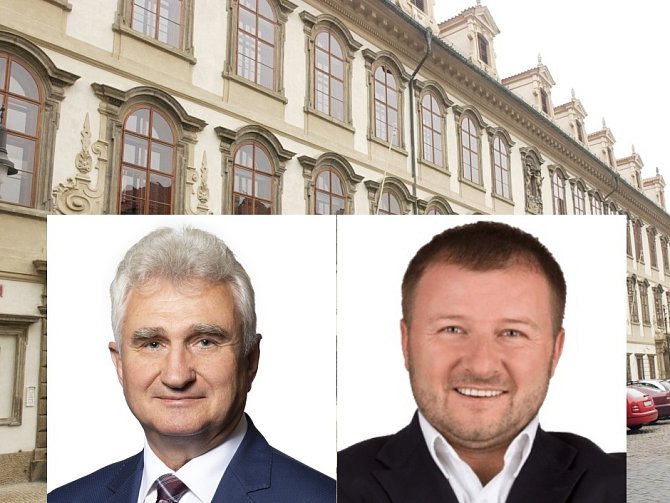 Za týden se v bitvě o Senát utkají současný senátor Milan Štěch, vlevo (ČSSD) a Jaroslav Chalupský (Svobodní).